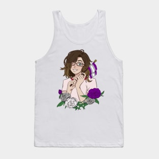 Gray Asexual Pride Tank Top